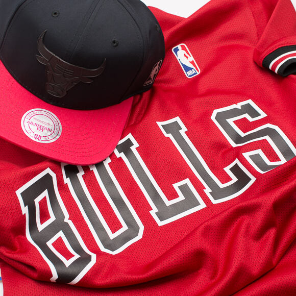 Dres Mitchell & Ness Spot Mesh Chicago Bulls Red
