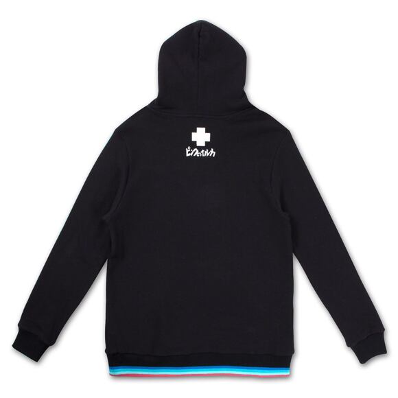 Mikina s kapucí Pink Dolphin Promo Cube Hoody Black