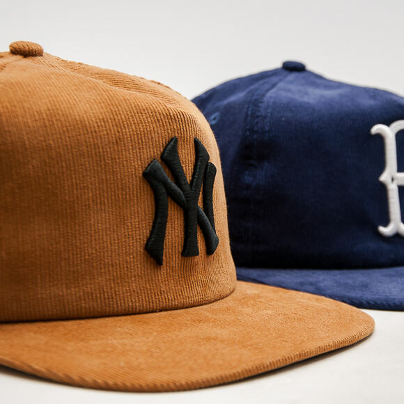 Kšiltovka New Era Cooperstown Cord Brooklyn Dodgers Navy 9FIFTY Snapback