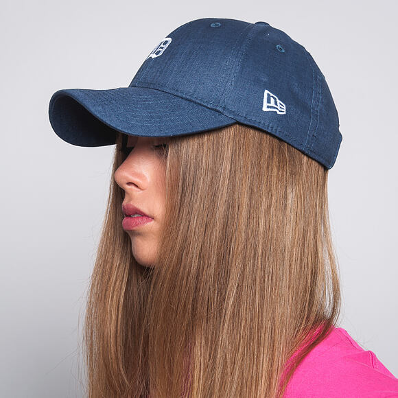 Dámská Kšiltovka New Era Linen Small Logo Detroit Tigers 9FORTY Navy Strapback