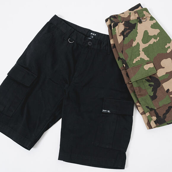 Kraťasy HUF Fatigue Cargo Woodland Camo