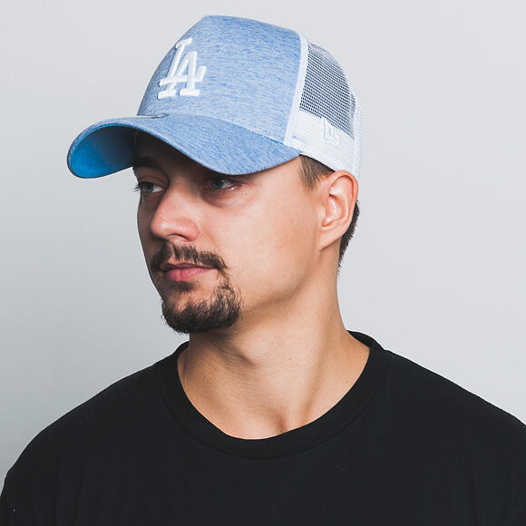 Kšiltovka New Era Essential Trucker Los Angeles Dodgers 9FORTY Blue/White Snapback