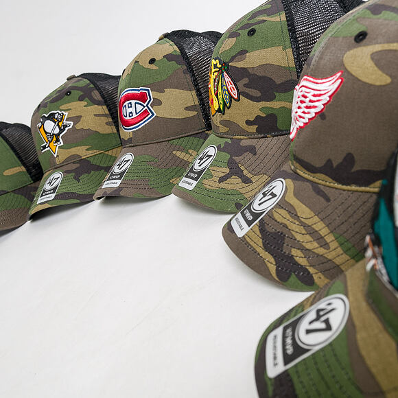 Kšiltovka 47 Brand Detroit Red Wings Camo Branson MVP Snapback