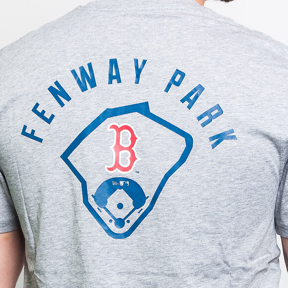 Triko New Era Boston Red Sox MLB Stadium Light Grey Heather