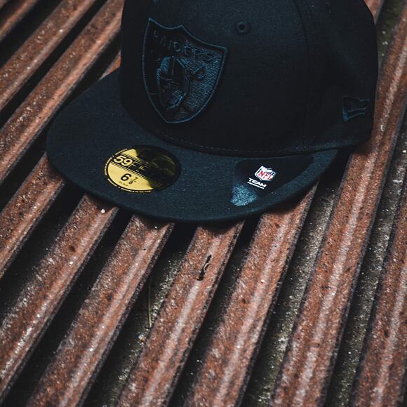 Kšiltovka New Era 59FIFTY Oakland Raiders Poly Tone Black/Black