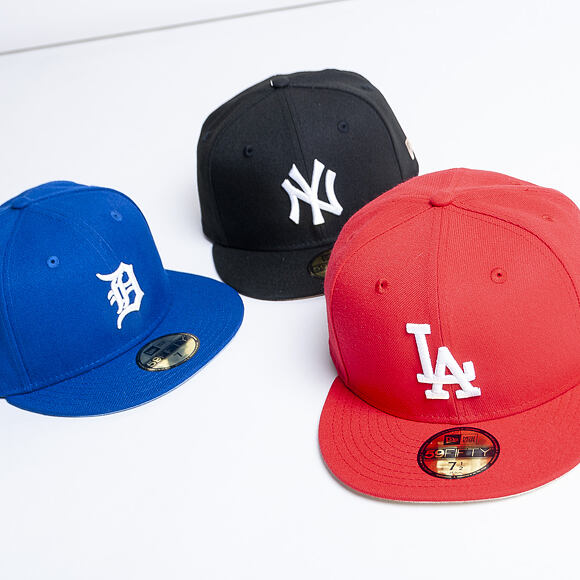 Kšiltovka New Era 59FIFTY Los Angeles Dodgers League Essential Fade Red