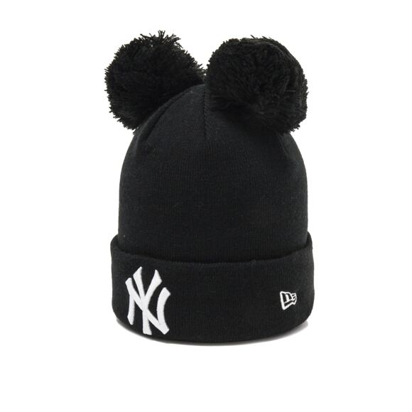 Dětský Kulich New Era New York Yankees Double Bobble Knit Black/White Child