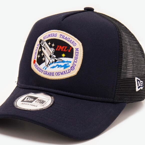 Kšiltovka New Era 9FORTY A-Frame Trucker International Space Archives Navy