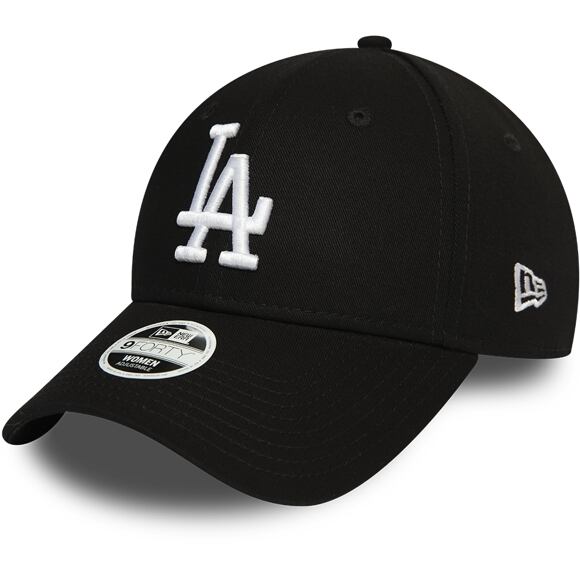 Dámská Kšiltovka New Era 9FORTY Los Angeles Dodgers League Essential Black/White