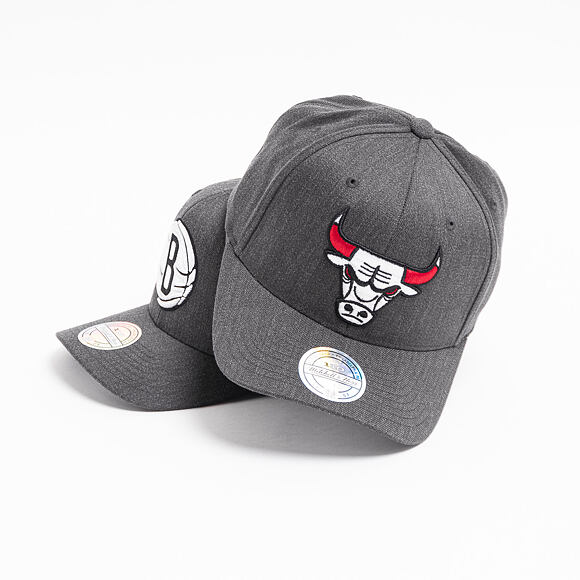 Kšiltovka Mitchell & Ness Chicago Bulls 715 Charcoal Heather Team Pop