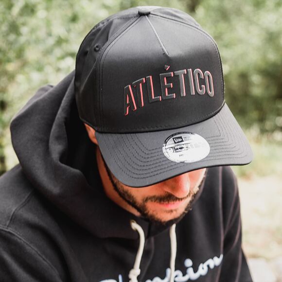 Kšiltovka New Era 9FORTY A-FRAMErame Wordmark Athletico Madrid Black