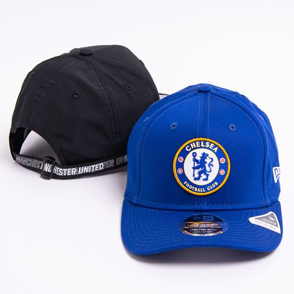 Kšiltovka New Era 9FIFTY Stretch Snap Basic Logo Chelsea FC Lion Crest Calming Blue