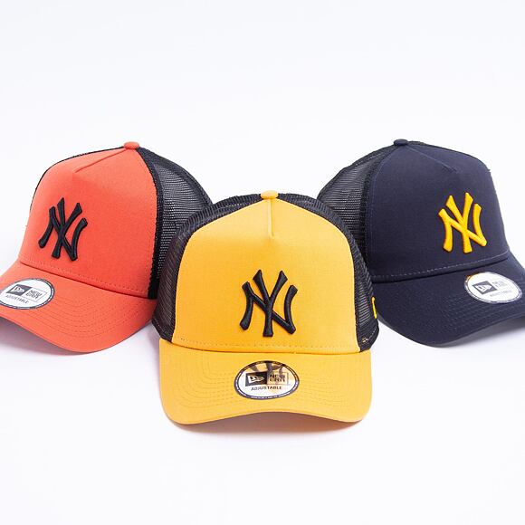 Dětská Kšiltovka New Era 9FORTY Kids A-FRAME Trucker MLB League Essential New York Yankees