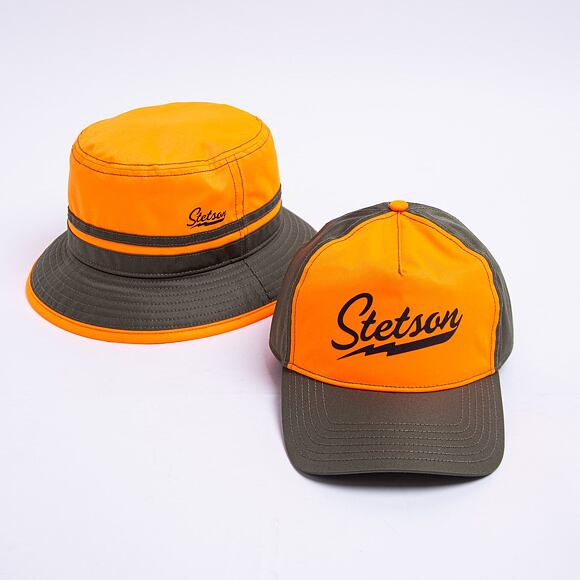 Kšiltovka Stetson A-Frame Cap Olive Green/Orange 7755101