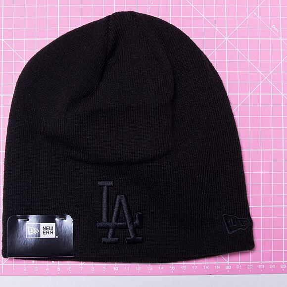 Kulich New Era MLB League Essential Skull Knit Los Angeles Dodgers Black