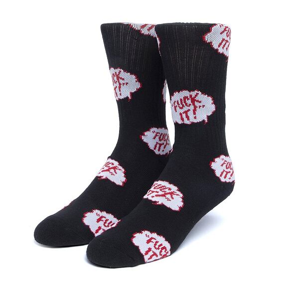 Ponožky HUF The Motto Socks Black