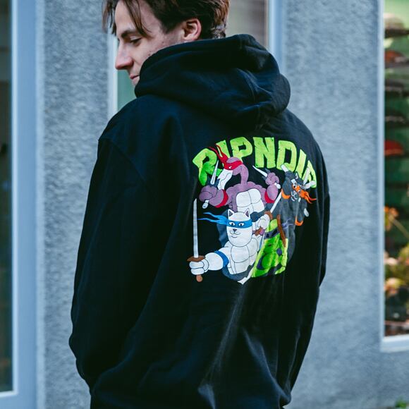 Mikina RIP N DIP Teenage Mutant Hoodie RND4725 Black