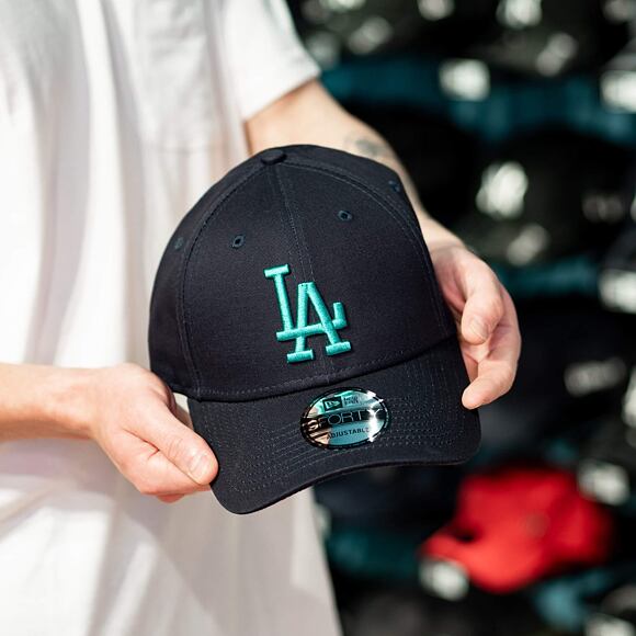 Kšiltovka New Era 9FORTY Color Essential Los Angeles Dodgers Strapback Navy / UCY