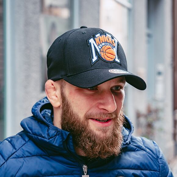 Kšiltovka Mitchell & Ness INTL839 New York Knicks Letterman 110 Snapback