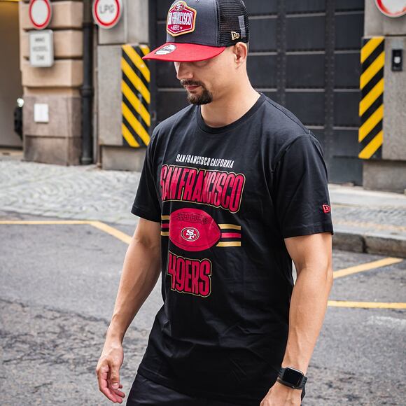 Triko New Era NFL Football San Francisco 49ers Black