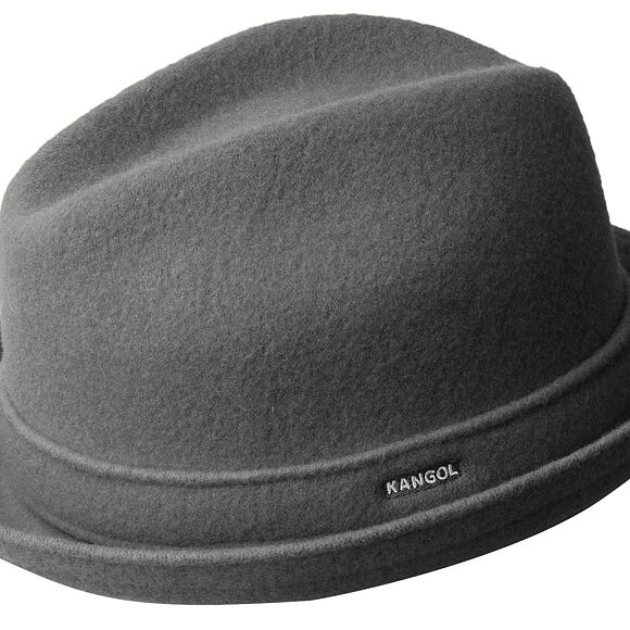 Vlněný klobouk Kangol Wool Player 6447BC-DF026 Dk Flannel