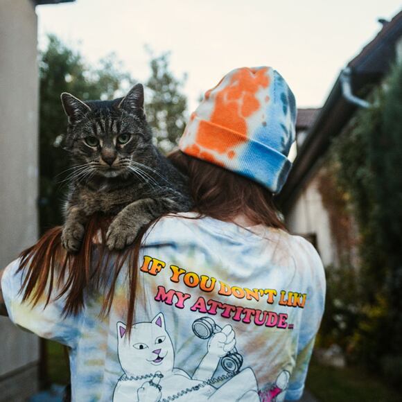 Kulich RIP N DIP Lord Nermal Beanie RNDTDB03 Blue / Orange Tie Dye