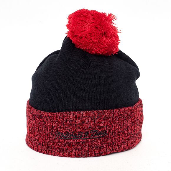 Kulich Mitchell & Ness Chicago Bulls Two Tone Pom Beanie HWC Black