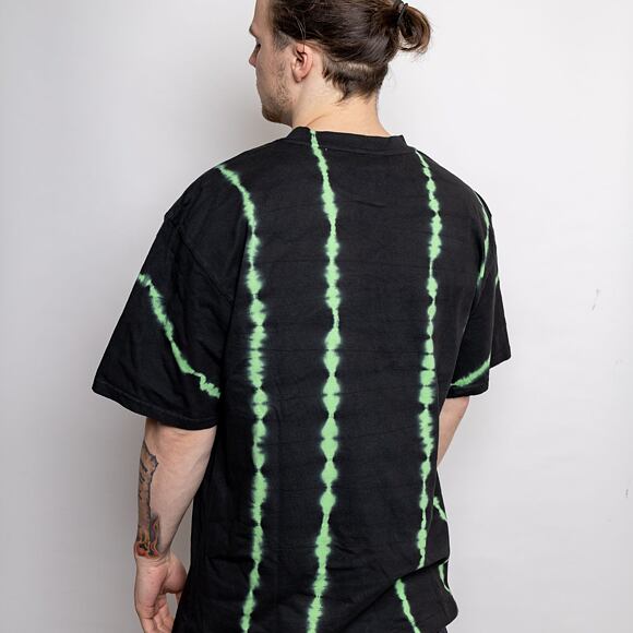 Triko Karl Kani Small Signature Tie Dye Tee black/green