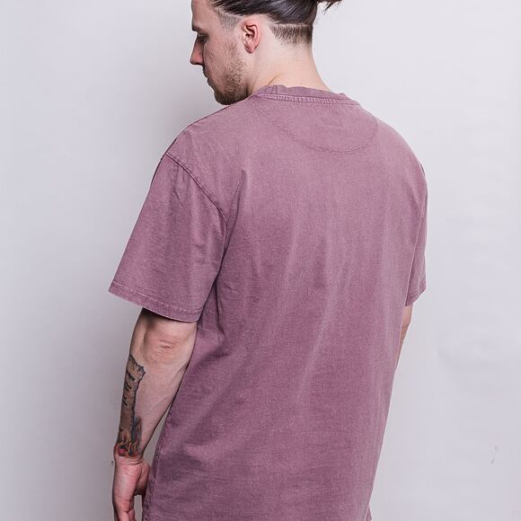 Triko Karl Kani Small Signature Washed Tee dark violet