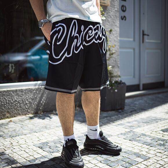 Kraťasy Mitchell & Ness Big Face 3.0 Fashion Short Chicago Bulls Black