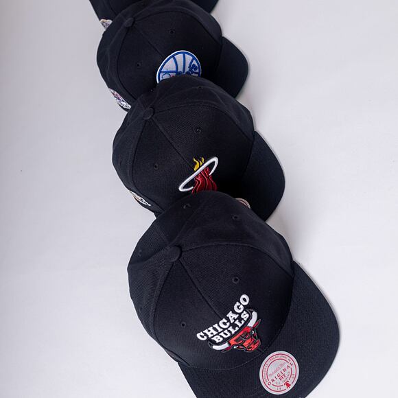 Kšiltovka Mitchell & Ness Top Spot Snapback HWC Miami Heat Black