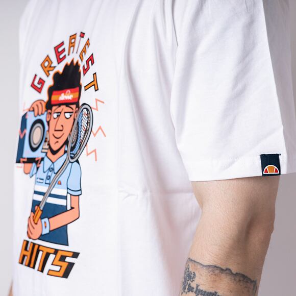 Triko Ellesse Classics Hits Tee White