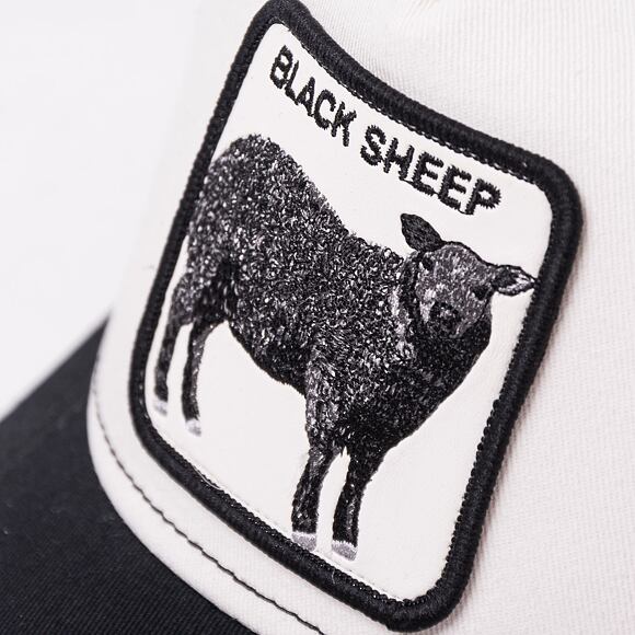 Kšiltovka Goorin - The - Black Sheep Trucker - Black / White