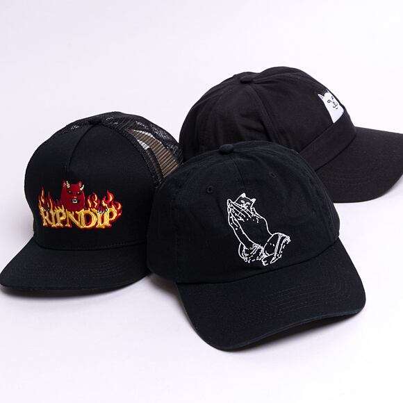 Kšiltovka RIP N DIP Praying Hands Dad Hat RND4753 Black