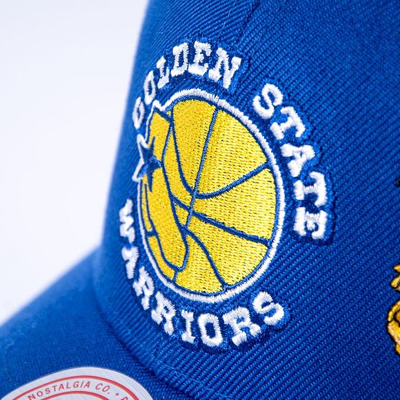 Kšiltovka Mitchell & Ness Secondary Roses Pro Snapback Hwc Golden State Warriors Blue