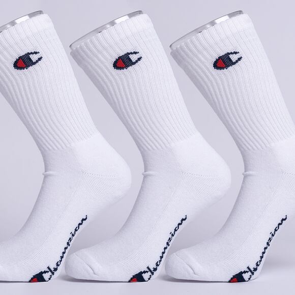 Ponožky Champion 3pk Crew Socks WHT/WHT/WHT