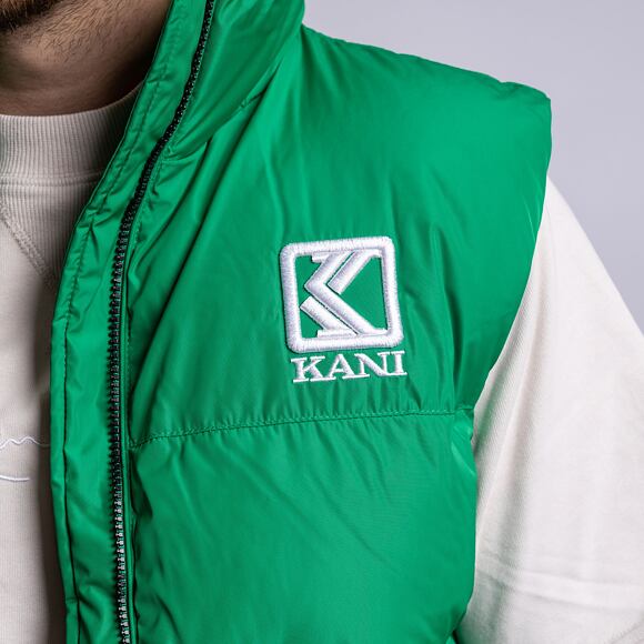Vesta Karl Kani OG Puffer Vest Green