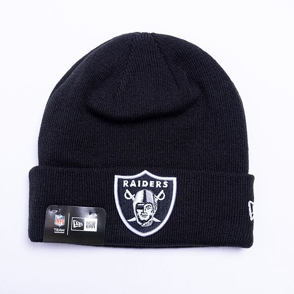 Kulich New Era NFL Essential Cuff Knit 2 Oakland Raiders  Black