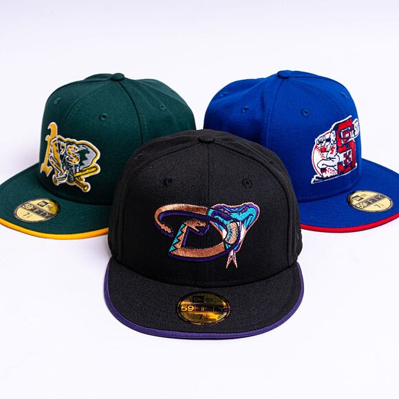 Kšiltovka New Era 59FIFTY MLB Team Color Split Arizona Diamondbacks - Black