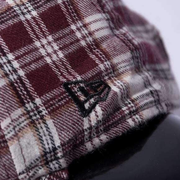 Kšiltovka New Era 9FORTY MLB Plaid Camo New York Yankees Maroon