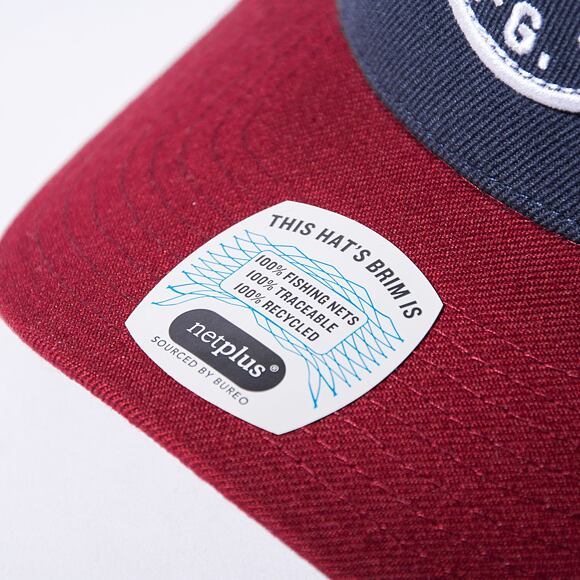 Kšiltovka Brixton Crest C MP Snapback Washed Navy / Island Berry