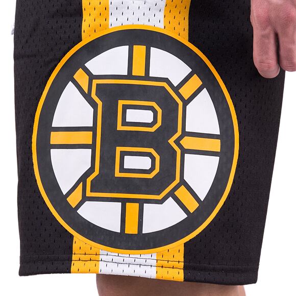 Kraťasy Mitchell & Ness NHL M&N CITY COLLECTION MESH SHORT BRUINS Black