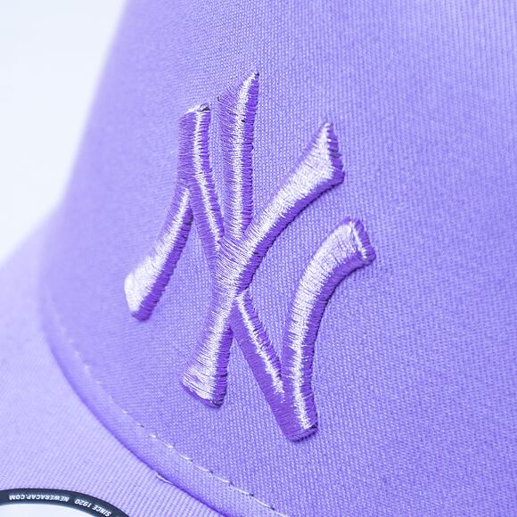 Kšiltovka New Era 9FORTY A-Frame Trucker MLB Tonal Mesh New York Yankees Lavender