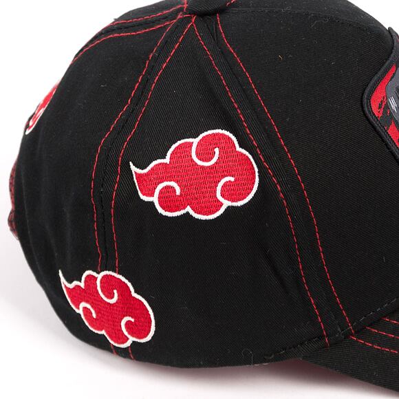 Kšiltovka Capslab - Trucker Naruto - Itachi Clouds - Black