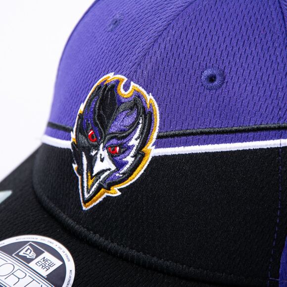 Kšiltovka New Era 9FORTY Stretch-Snap NFL Sideline 23 Baltimore Ravens Team Colors