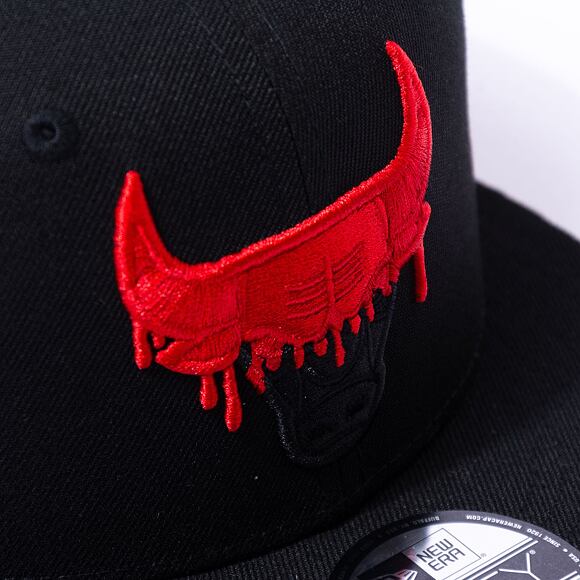 Kšiltovka New Era 9FIFTY NBA Team Drip Chicago Bulls Black / Red