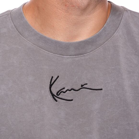 Triko Karl Kani Small Signature Washed Heavy Jersey Dragon Tee grey