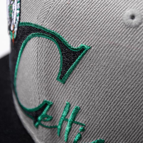 Kšiltovka Mitchell & Ness Top Letter Snapback NBA BOSTON CELTICS Grey