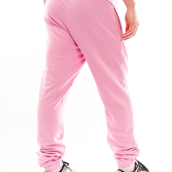 Tepláky New Era Essentials Slim Joggers Fondant Pink / White