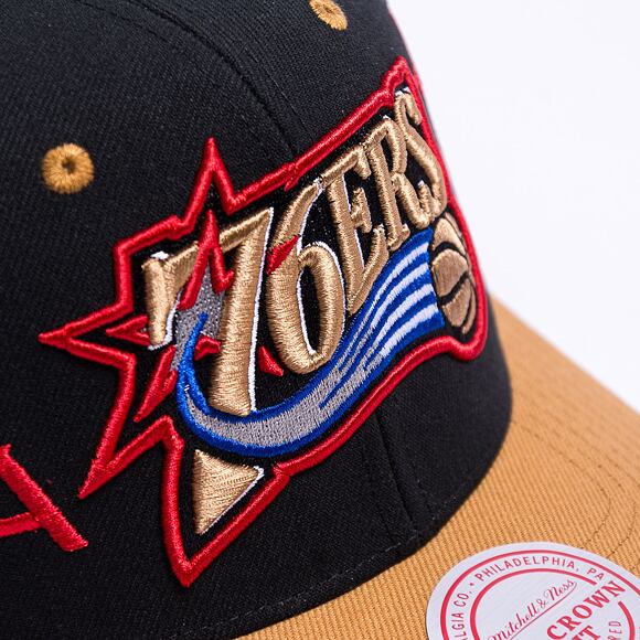 Kšiltovka Mitchell & Ness Overbite Pro Snapback Hwc Philadelphia 76Ers Black